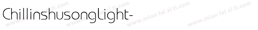 ChillinshusongLight字体转换