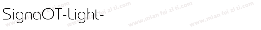 SignaOT-Light字体转换