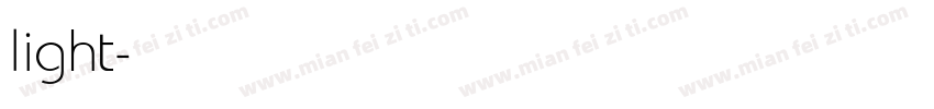 托加里特light字体转换