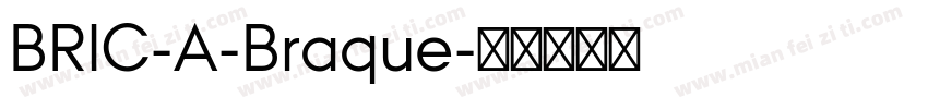 BRIC-A-Braque字体转换