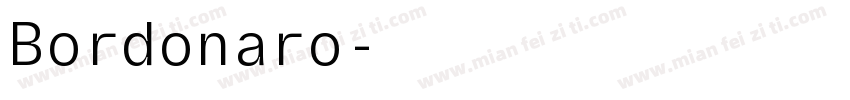 Bordonaro字体转换