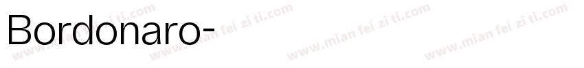 Bordonaro字体转换