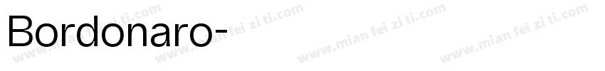 Bordonaro字体转换