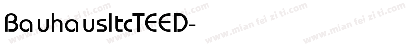 BauhausItcTEED字体转换