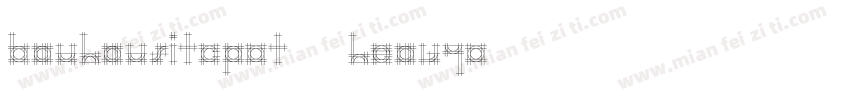 BauhausItcPOT-HeavyO字体转换