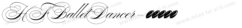 HFBalletDancer字体转换