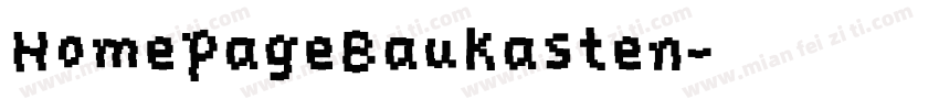 HomepageBaukasten字体转换