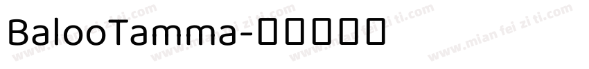 BalooTamma字体转换