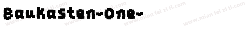 Baukasten-One字体转换