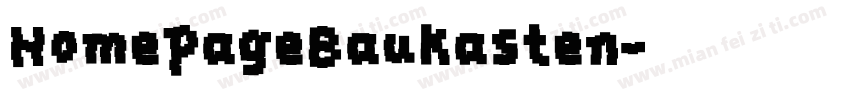 HomepageBaukasten字体转换