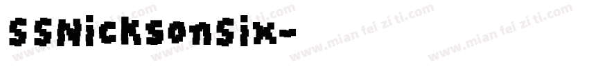 SSNicksonSix字体转换