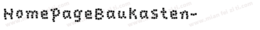 HomepageBaukasten字体转换
