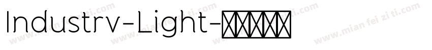 Industrv-Light字体转换