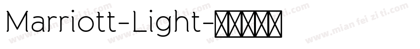 Marriott-Light字体转换