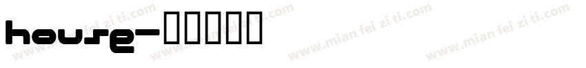 house字体转换