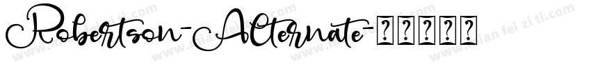 Robertson-Alternate字体转换