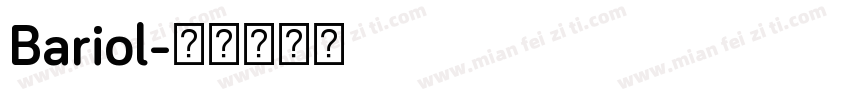Bariol字体转换