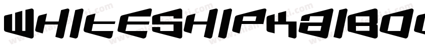 WhiteShipKaiBold-Li字体转换