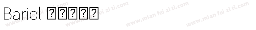 Bariol字体转换