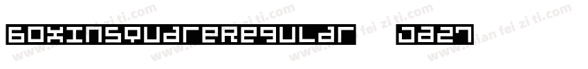 BoxInSquareRegular-JAz7字体转换