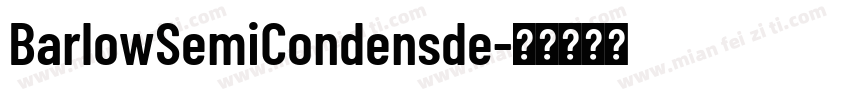 BarlowSemiCondensde字体转换