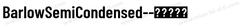 BarlowSemiCondensed-字体转换