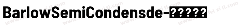 BarlowSemiCondensde字体转换