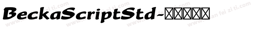 BeckaScriptStd字体转换