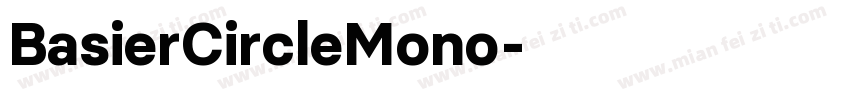 BasierCircleMono字体转换