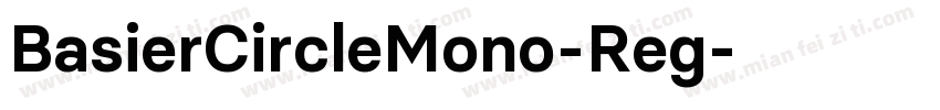 BasierCircleMono-Reg字体转换