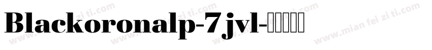 Blackoronalp-7jvl字体转换