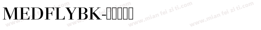 MEDFLYBK字体转换