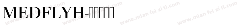 MEDFLYH字体转换
