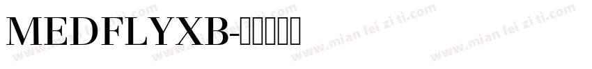 MEDFLYXB字体转换