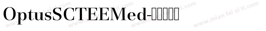 OptusSCTEEMed字体转换