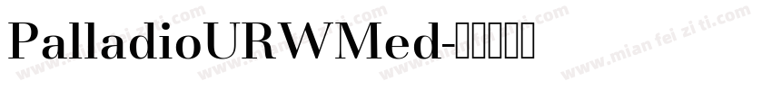 PalladioURWMed字体转换