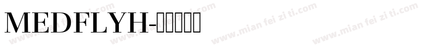 MEDFLYH字体转换