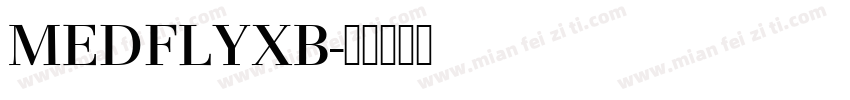 MEDFLYXB字体转换