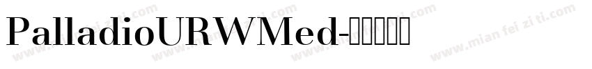 PalladioURWMed字体转换