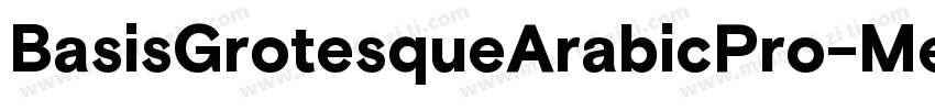 BasisGrotesqueArabicPro-Medium字体转换