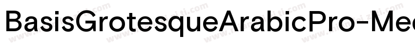 BasisGrotesqueArabicPro-Medium字体转换