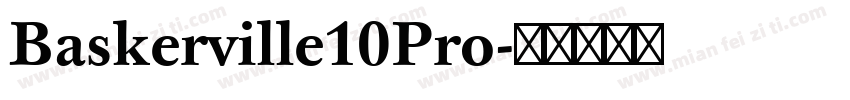 Baskerville10Pro字体转换