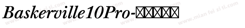 Baskerville10Pro字体转换