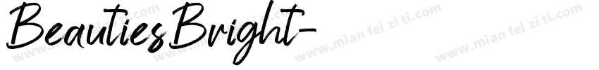 BeautiesBright字体转换