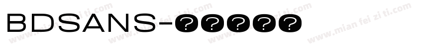 BDSANS字体转换