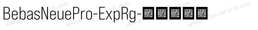 BebasNeuePro-ExpRg字体转换