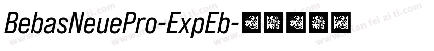 BebasNeuePro-ExpEb字体转换