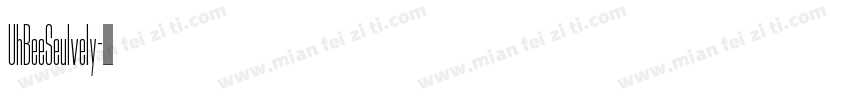 UhBeeSeulvely字体转换