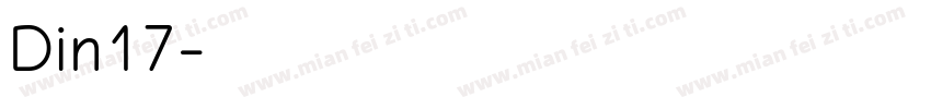 Din17字体转换