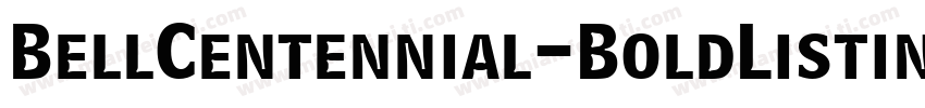 BellCentennial-BoldListingAlt字体转换